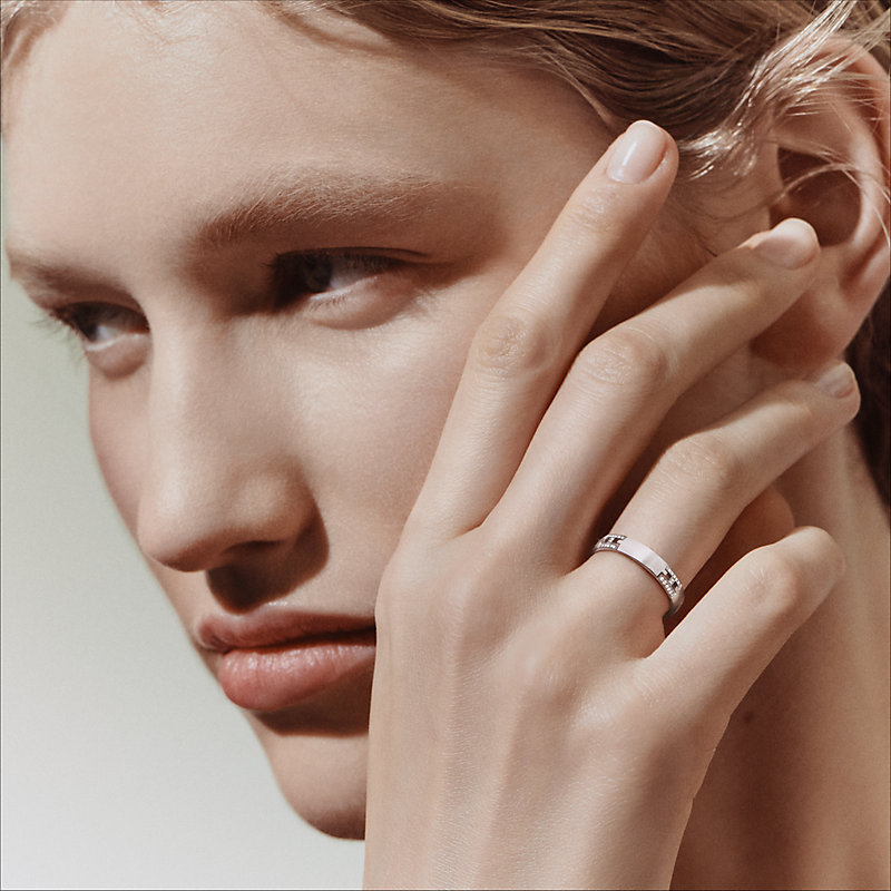 【上品な輝き】HERMES ウエディングリング Ever Herakles Ever Herakles wedding band | Hermès Mainland China